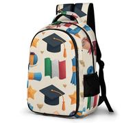 WECECE Mochila Escolar Niño Adolescente, Mochila Graduación Colegio Gran Capacidad para Juveniles Chico 10 a 16 Años con Italy Flag, Mochilas Niña
