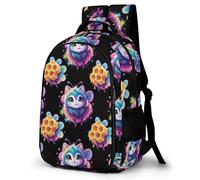 WECECE Mochila Escolar Niño Adolescente, Mochila Kawaii Bee Colegio Gran Capacidad para Juveniles Chico 10 a 16 Años con Animal, Mochilas Niña