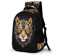 WECECE Mochila Escolar Niño Mochilas Tiger Design Primaria para Niños 8-12 Años Mochila Colegio Chicos Animal Tiger Ligera Gran Capacidad - Vuelta Al Cole O Navidad