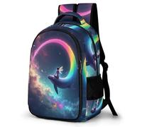 WECECE Mochila Escolar Niño Mochilas Whale Motif Primaria para Niños 8-12 Años Mochila Colegio Chicos Vida Marina Ligera Gran Capacidad - Vuelta Al Cole O Navidad