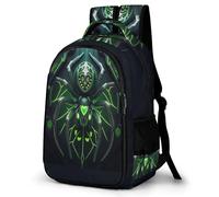 WECECE Mochila Escolar Niño Spider Design, Mochilas Escolar 2º-5º Curso para Niña Colegio y Viajes, Mochila para Adolescente con Estilo Cyberpunk