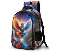 WECECE Mochila Escolar Owl Niños - Mochila Primaria y ESO para Chicas 7-13 Años, Mochilas Escolares Tema de Pájaros Ligero para Colegio