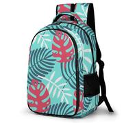 WECECE Mochila Escolar Palmera Hoja Niño Primaria Mochila Infantil Palmera Fronda Chica 6-10 Años Mochilas Escolares Ligeras Duraderas, Daypack Escuela Excursión y Senderismo