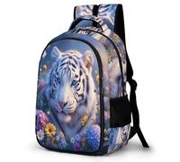 WECECE Mochila Escolar Tiger Infantil Niña, Mochilas Anima Tiger Primaria Escolares Transpirable para Niños De 8 10 12 Años, Kawaii Mochila Chicas Colegio