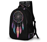 WECECE Mochila Escolar Tribal DreamGatocher Infantil Niña, Mochilas Colorido Primaria Escolares Transpirable para Niños De 8 10 12 Años, Kawaii Mochila Chicas Colegio