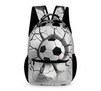 WECECE Mochila Escolar Unisex Con Estampado De Fútbol Bolsas Para Alumnos De Primaria Y Niño, Para Niña De 6 A 11 Años, Mochila Escolar De Fútbol 3D