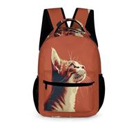 WECECE Mochila Escolar Unisex Con Estampado De Gatito Bolsas Para Alumnos De Primaria Y Niño, Para Niña De 6 A 11 Años, Mochila Escolar De Gato