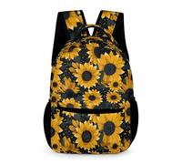 WECECE Mochila Escolar Unisex Con Estampado De Girasol Bolsas Para Alumnos De Primaria Y Niño, Para Niña De 6 A 11 Años, Mochila Escolar De Flor