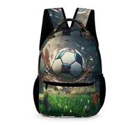 WECECE Mochila Fútbol Escolares Niño Curso 2-5 Bolsa Escolar Fútbol 1-3 Curso Niña 7-13 Años Mochila Estudiantes Ligera con Bolsillos Laterales Cosas de Colegio Botella Outdoor Tiempo Libre