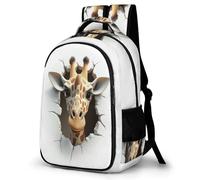 WECECE Mochila Giraffe Infantil para Niña y Niño, Mochilas Animal para Niños De 9 a 15 Años, Mochilas Primaria Infantil, Mochila De Viaje