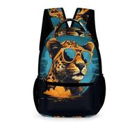 WECECE Mochila Guepardo Bolsas De Escuela Para Niños Y Niñas Leopardooo Animal Bolsos De Escuela Mochilas Viaje Camping Casual Mochila Para Estudiantes