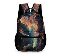 WECECE Mochila Infantil 5-11 Años Niña Niño Mochila Escolar Artee Colorido Backpack Escolares Cómodo Y Transpirable Mochilas Primaria