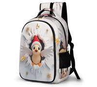 WECECE Mochila Infantil Diseño de Penguin 3D Chico 8 Años Mochila Colegio Bonito Animal Chica 3º-6º Curso Mochila Escolar Resistente, Backpack Escuela Excursión y Senderismo