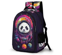 WECECE Mochila Infantil Estampado de Moda Panda Estudiantes 7-11 Años Mochila Motivo de Animal Niños Colegio Daypack Cómoda Ligera Resistente Vuelta al Cole Actividades Escolares