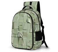 WECECE Mochila Infantil Motivo de Piedra Bloque Chico 8 Años Mochila Colegio Patrón de Mármol Niña 3º-6º Curso Mochila Escolar Impermeable, Book Bag Colegio Paseo y Excursión
