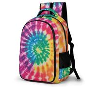 WECECE Mochila Infantil Tie-Dye Niños y Niñas Primaria 4º-6º Bolsa Colegio Colorido 7-10 Años Mochila Escolar, Bookbag Moderna Ligera para Clases y Actividades Gran Capacidad