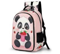 WECECE Mochila Juvenil Motivo Panda Chicos y Chicas ESO 2º-4º Bolsa Colegio Lindo Animal 11-14 Años Mochila Escolar, Bookbag Cómoda Impermeable para Clases y Actividades Libros y Cuadernos