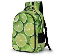 WECECE Mochila Lemons Infantil para Niño Niña Primaria Mochila Escolar con Tema de Frutas Mochilas, Colegio Viaje Guardería para 7-15 Años