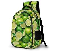 WECECE Mochila Lemons Motif para Chicas Adolescentes, Informal Mochilas Escolar para Los Cursos 3-9, Mochila Escolar De Frutas Colegio y Viajes