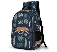 WECECE Mochila Leopards Escolar Niños - Mochila Animal Cheetahs Colegio Niña Chicos para Portátil, Gran Mochilas para Adolescentes Vuelta Al Cole