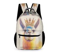 WECECE Mochila Lindo Alpaca Para Niños,mochilas Animal Print Ligera Para Estudiantes, Bonita Y Moderna Mochilas Escolar Para Niños Y Niñas