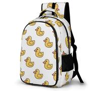 WECECE Mochila Little Yellow Duck para Chicas Adolescentes, Informal Mochilas Escolar para Los Cursos 3-9, Mochila Escolar De Animal Bonito Colegio y Viajes