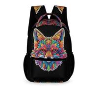 WECECE Mochila Lobo Escolar Niño Adolescente, Mochila Colegio Animal Lobo Infantil Informal, Bonita Mochilas De Viaje Para Niñas De 6 7 8 9 10 Años