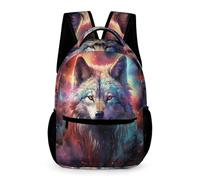 WECECE Mochila Lobos Chicos Chicas 10-13 Años Mochila Secundaria Animal Lobo Curso 5-6 y 1º-2º ESO Estudiantes Bolsa Escolar Impermeable 43x32x15 cm Salida Libros y Cuadernos