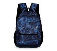 WECECE Mochila Mapa del Mundo para Niños 2 Curso Mochila de Motivo de Mapa del Mundo Niñas 6-12 Años Bookbag Bolsillo Frontal Práctico Libros Objetos Pequeños Regalo Escolar
