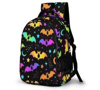 WECECE Mochila Murciélago Design Colegio Niña 6-10 Años Mochila Escolar Primaria Ligera con Colorido para La Escuela, Viajes y El Día a Día