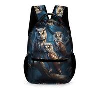 WECECE Mochila Niña, Mochila Búho Niño Mochilas Escolar Para Niñas De 6-10 Años Bolsos Infantil Con Tema Pájaro Para Escuela Viaje School Bag