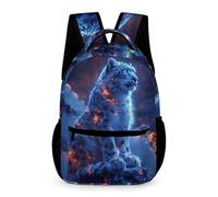 WECECE Mochila Niña, Mochila Leopardooo de las Nieves Niño Mochilas Escolar Para Niñas De 6-10 Años Bolsos Infantil Con Animal Print Para Escuela Viaje School Bag