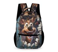 WECECE Mochila Niña, Mochilas Escolar Niño Infantil, Mochila Reno Niña Con Espalda Cintas Ajustables, Bolsos Con Animal Cracker 3D Infantil