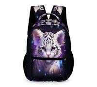WECECE Mochila Niña, Mochilas Escolar Niño Infantil, Mochila Tigre Niña Con Espalda Cintas Ajustables, Bolsos Con Animal Tigre Infantil