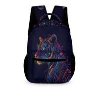 WECECE Mochila Niña Niño, Mochila Escolar Primaria Bolsa De Guepardo Estudiante Mochilas Leopardooo Animal Infantil Mochilas Chica Chico Con Bolsillos Laterales
