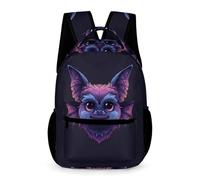 WECECE Mochila Niña Niño, Mochila Escolar Primaria Bolsa De Murciélago Ardilla Voladora Estudiante Mochilas Murciélago Infantil Mochilas Chica Chico Con Bolsillos Laterales