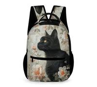 WECECE Mochila Niña Niño, Mochilas Escolar Primaria Infantil Mochila Gato Mochilas Chica Chico Con Gatito Bolsillos Laterales