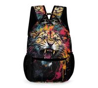 WECECE Mochila Niña Niño, Mochilas Escolar Primaria Infantil Mochila Tigre Mochilas Chica Chico Con Animal Tigre Bolsillos Laterales