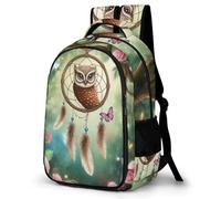WECECE Mochila Owl Adolescente Chicos - Mochila con Tema de Pájaros Instituto Bachillerato para Ordenador Mochilas Casual Ligera Vuelta Al Cole, Cumpleaños O Navidad
