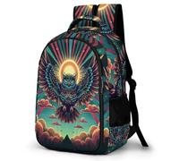 WECECE Mochila Owl Escolar Niña, Mochilas Primaria Escolares Transpirable para Infantil Niño De 8 10 12 Años, Kawaii Mochila Chicas Colegio con Tema de Pájaros