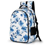 WECECE Mochila para Instituto Floral Primavera Tema Chica Estudiantes ESO Bolsa Escolar Flores Chico 13-16 Años Mochila Juvenil, Daypack Ligera y Grande para Escuela y Viaje Escuela y Ocio