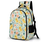WECECE Mochila para Instituto Lindo Little Pollitos Chica Estudiantes ESO Bolsa Escolar Flores Chico 13-16 Años Mochila Juvenil, Daypack Ligera y Grande para Escuela y Viaje Escuela y Ocio