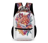 WECECE Mochila Para Niños La Escuela Y Niñas, Bolsa De Lobo, Mochila Escolar Para Estudiantes De Primaria, Mochilas De Viaje, Cool Animal Lobo, Talla Única, Mochilas Daypack