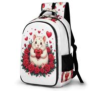 WECECE Mochila para Niños, Mochilas Escolar Guinea Pig 1º-5º Curso, Mochila Animal Motif Infantil para Colegio, Viaje y Uso Diario