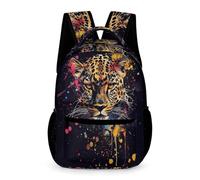 WECECE Mochila Para Niños, Mochilas Escolares Infantil Guepardo, Material Escolar De Leopardooo Animal, Mochila Para Colegio Viajes, Regalos Para Niñas 6-10 Años