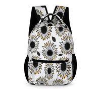 WECECE Mochila Para Niños Y Primaria, Mochilas Girasol Escolares Espaciosa Y Ligera Para Chicos 7 A 11 Años, Flor Mochila Colegio De Viaje Casual Para Niñas