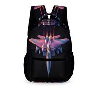 WECECE Mochila Para Niños Y Primaria, Mochilas Impresión Avión Escolares Espaciosa Y Ligera Para Chicos 7 A 11 Años, Luchador Mochila Colegio De Viaje Casual Para Niñas