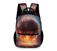 WECECE Mochila Para Niños Y Primaria, Mochilas Llama Baloncesto Escolares Espaciosa Y Ligera Para Chicos 7 A 11 Años, Baloncesto Mochila Colegio De Viaje Casual Para Niñas