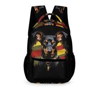 WECECE Mochila Para Niños Y Primaria, Mochilas Perro Pastor Alemán Escolares Espaciosa Y Ligera Para Chicos 7 A 11 Años, Cachorro Animal Mochila Colegio De Viaje Casual Para Niñas