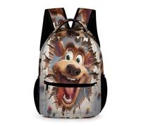 WECECE Mochila Para Niños Y Primaria, Mochilas Reno Escolares Espaciosa Y Ligera Para Chicos 7 A 11 Años, Animal Cracker 3D Mochila Colegio De Viaje Casual Para Niñas